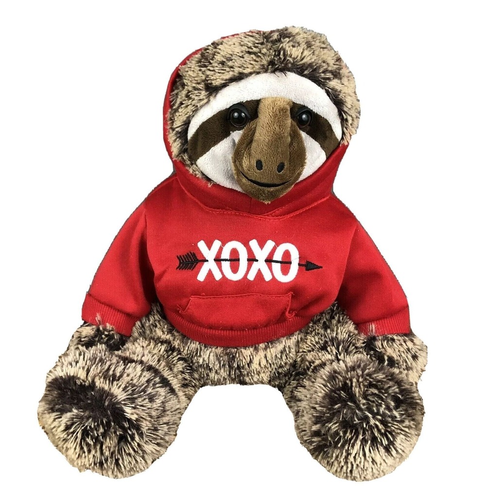 Dan Dee Collector's‎ Choice Sloth Toy XOXO Hoodie 17" Plush Stuffed Animal Doll